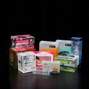 Custom Printing High Transparent Packing PET Box Folding Plastic Clear ...