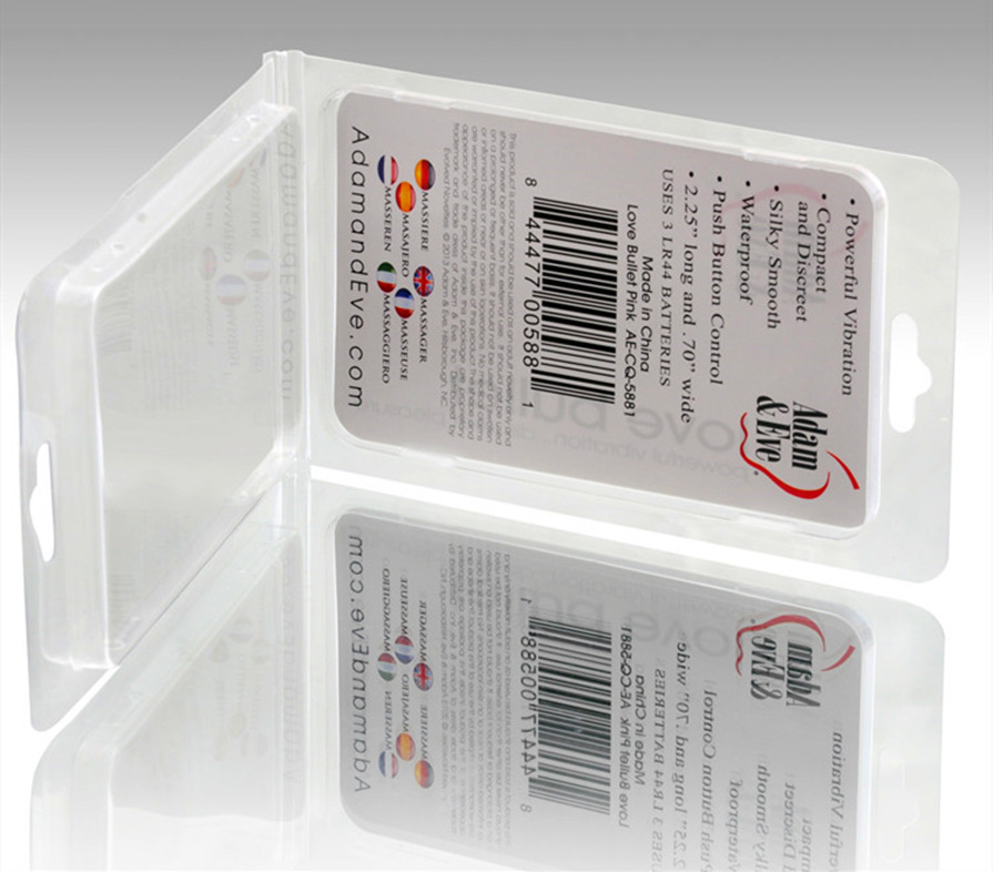 Wholesale Custom Plastic Clear Clamshell Blister Packaging With Paper