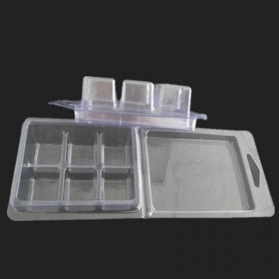 Clamshell packaging for wax melts
