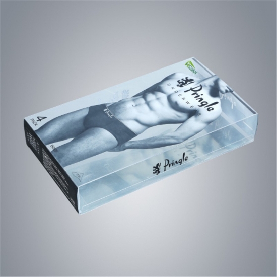  Clear Vinyl PVC Packaging Plastic Boxes for underwear