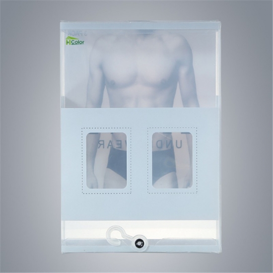  Clear Vinyl PVC Packaging Plastic Boxes for underwear