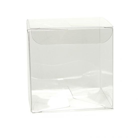 Clear plastic favor boxes