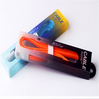 USB Data Cable PVC Packaging Box