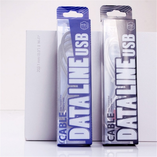 USB cable plastic packaging box