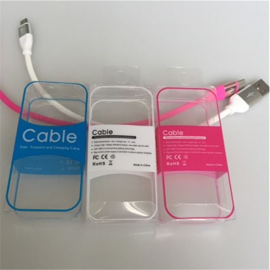 Custom plastic box for usb cable