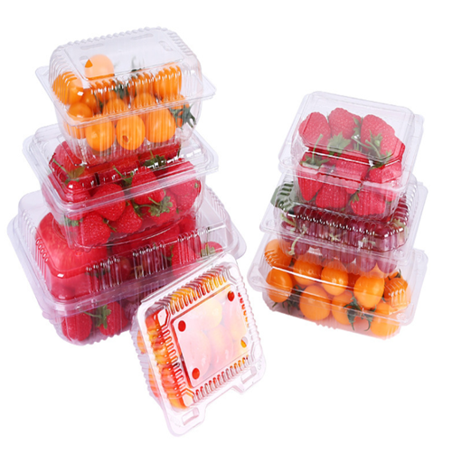 Plastic fruit container