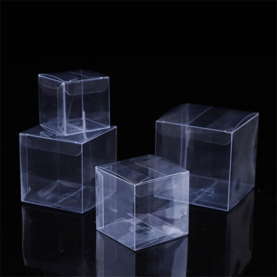 5x5 PVC clear soap box