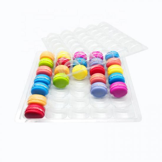 Clear Blister Plastic Macaron Packaging Tray