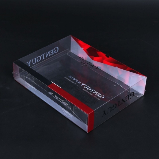 Custom clear pvc folding box