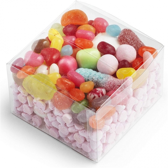 Candy plastic packaging box