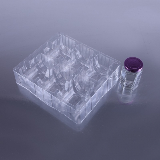 Clear plastic chocolate blister tray