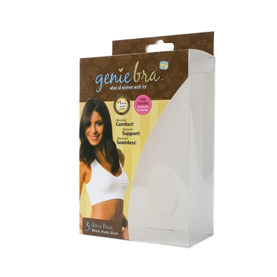 Custom bra underwear set PVC plastic packaging box