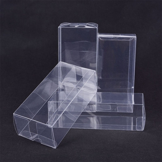Clear plastic PVC box packaging