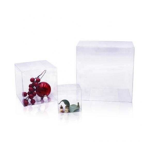Transparent acetate small clear plastic box