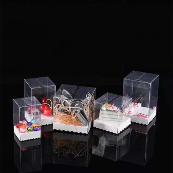 Custom Clear plastic product boxes