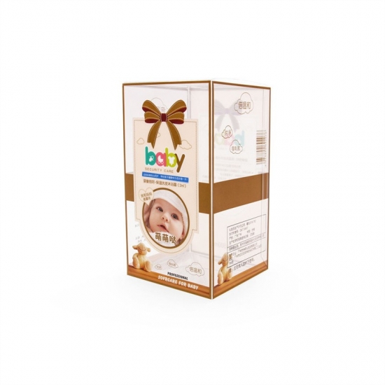 Clear acetate packaging for baby care