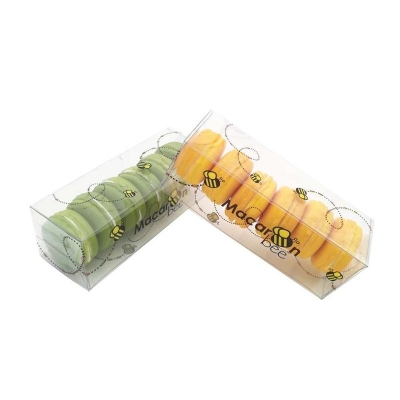 Clear acetate macarons boxes