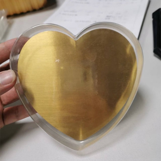 Transparent wedding favor heart shape clear PVC PET plastic gift boxes