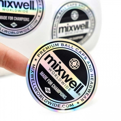 Custom waterproof labels vinyl stickers