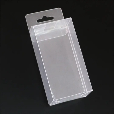 Clear PET two tuck end boxes