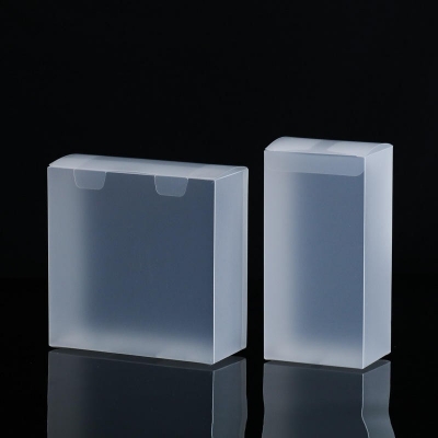 Custom Printed Clear PVC PET PP Frosted Plastic Folding Transparent Box for Gift Packaging